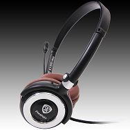 Headset PRESTIGIO PHS (20Hz-20kHz, Built-in Microphone, Cable, 2.2m) Black/Brown, Retail