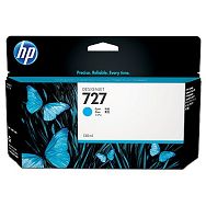 HP 727 130-ml Cyan Designjet Ink Cartridge