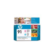 HP 91 Light Magenta and Light Cyan Printhead