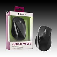 Input Devices - Mouse CANYON CNR-MSO01N (,Cable, Optical 800dpi,3 btn,USB), Black/Silver