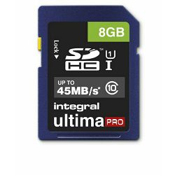 Integral 8GB 45mb/s Ultima PRO SDHC memorijska kartica