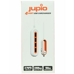 Jupio 4 Port USB Car Charger 12V 4x 2.4A USB CAR0040