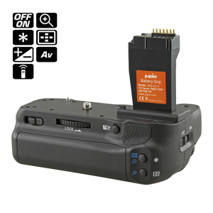 Jupio Battery Grip for Canon EOS 760D, 750D, Rebel IX8, T6S, T6I BG-E18 (JBG-C013)