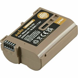 Jupio EN-EL15C Ultra C (USB-C input) 2400mAh 17.3Wh 7V baterija za Nikon Z8, Z7 II, Z6 II, Z5, D850, D780, D750, D500, D7500, D810, D610, D7200, D810A Lithium-Ion Battery Pack (CNI0302V2)