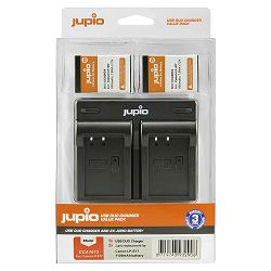 Jupio Value Pack: 2x Battery LP-E17 1100mAh + USB Dual Charger baterija i punjač (CCA1012)