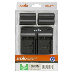 Jupio Value Pack: 2x Battery NP-W235 + USB Dual Charger baterija i punjač (CFU1002)