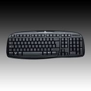 Keyboard LOGITECH Classic 200 USB 2.0, Black, Retail, 1pk