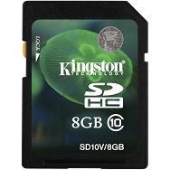 Kingston - Flash memory card - 8 GB - Class 10 - SDHC