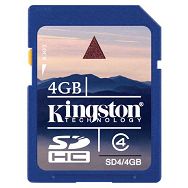 Kingston SDHC, Class4, 4GB