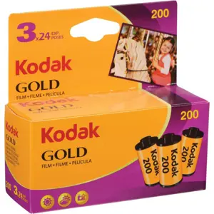 Kodak Film Gold 200 135/24 Color Negative 35mm film za 24 fotografije (pakiranje 3x filma)
