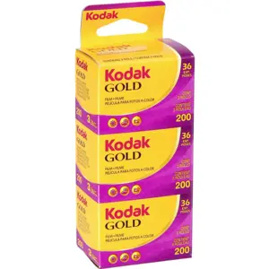 Kodak Film Gold 200 135/36 Color Negative 35mm film za 36 fotografija (pakiranje 3x filma)