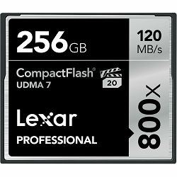 Lexar CF 256GB 800x 120MB/s Professional UDMA Compact Flash Card memorijska kartica (LCF256CRBEU800)