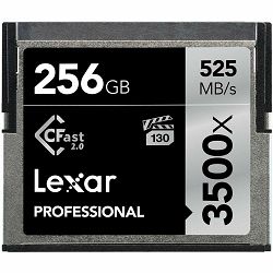 Lexar Cfast 256GB 3500x 525MB/s 445MB/s 2.0 memorijska kartica (LC256CRBEU3500)