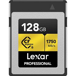 Lexar Cfexpress 128GB 1750MB/s 1000MB/s Type-B card Gold memorijska kartica (LCFX10-128CRB)