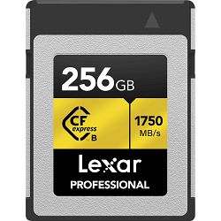 Lexar Cfexpress 256GB 1750MB/s 1000MB/s Type-B card Gold memorijska kartica (LCFX10-256CRB)