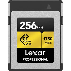Lexar Cfexpress 256GB 1750MB/s 1500MB/s Type B card Gold memorijska kartica (LCXEXPR256G-RNENG)