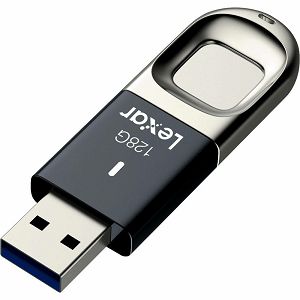 Lexar Fingerprint F35 128GB USB 3.0 flash drive 150MB/s read 60MB/s write memorija (LJDF35-128BBK) 