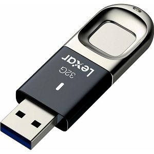 Lexar Fingerprint F35 32GB USB 3.0 flash drive 150MB/s read 25MB/s write memorija (LJDF35-32GBBK)