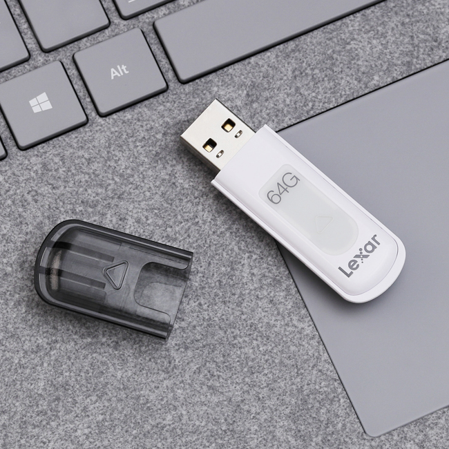 Lexar JumpDrive V100 64GB USB 3.0 Flash Drive memorija (LJDV100-64GABGY)