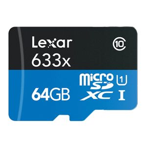 Lexar microSDHC 64GB 100MB/s Read UHS-I C10 A1 U3 V30 Blue Plus memorijska kartica + SD adapter (LMSBLPL064G-BNANG)
