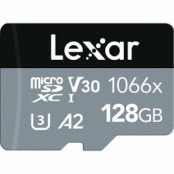 Lexar microSDXC 128GB 1066x 160MB/s 120MB/s UHS-I C10 A2 V30 U3 High-Performance memorijska kartica (LMS1066128G-BNANG)