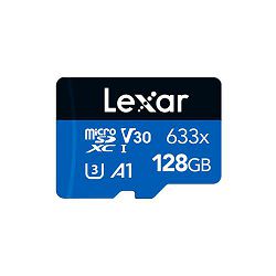 Lexar microSDXC 128GB 633x 100MB/s 45MB/s UHS-I C10 A1 V30 U3 High-Performance memorijska kartica (LSDMI128BB633A)