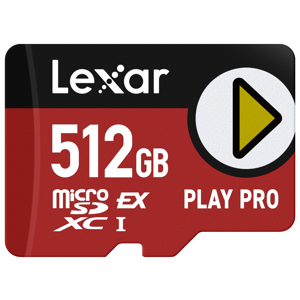 Lexar microSDXC 512GB 900MB/s 600MB/s Class 10 UHS-I C10 V30 U3 Express 7.1 Play Pro memorijska kartica