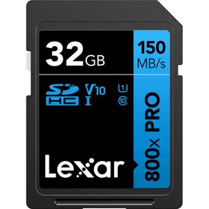 Lexar SDHC 32GB 800x 150MB/s UHS-I C10 V10 U1 memorijska kartica (LSD0800P032G-BNNNG)