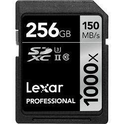 Lexar SDXC 256GB 1000x 150MB/s Professional UHS-II Card memorijska kartica LSD256CRBEU1000