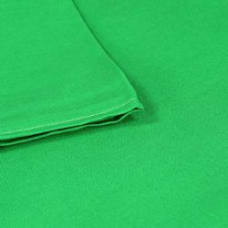 Linkstar studijska foto pozadina od tkanine pamuk BCP-10 2,7x7m Chroma Green Cotton Background Cloth Non-washable