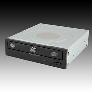 LITE ON Internal ODD IHAP122-19 DVD±RW/DVD±R9/DVD-RAM, IDE, LiteOn Super AllWrite technology, 5.25" x 1/2H, Black, Bulk