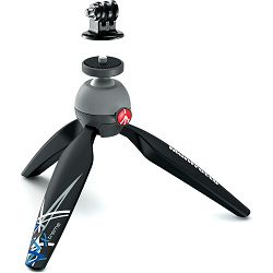 Manfrotto Pixi Mini Xtreme Kit stolni stativ s adapterom za GoPro akcijske kamere (MKPIXIEX-BK)