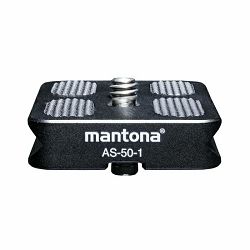 Mantona AS-50-1 Quick Release Plate 50x38mm Arca-swiss pločica za glavu stativa (21461)