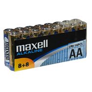 Maxell alk. baterija LR-6/AA, 8+8 kom, shrink