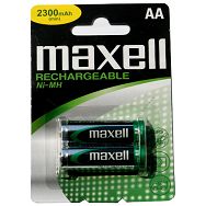 Maxell punjive bat. AA, 2300 mAh, 2 kom, blister