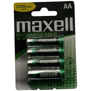 Maxell punjive bat. AA, 2300 mAh, 4kom, blister