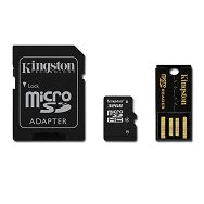 Memory ( flash cards ) KINGSTON Digital Multi-Kit/Mobility Kit NAND Flash Micro SDHC 32GB Class 4, Plastic, 1pcs with USB microSD reader and SD adapter