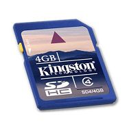 Memory ( flash cards ) KINGSTON NAND Flash Secure Digital High Capacity 4096MB x 1, 1pcs