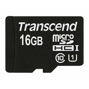 Memory ( flash cards ) TRANSCEND NAND Flash Micro SDHC 16GB Class 10, Plastic, 1pcs with SDHC adapter
