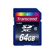 Memory ( flash cards ) TRANSCEND SDXC NAND Flash Secure Digital 64GB Class 10, Plastic, 1pcs