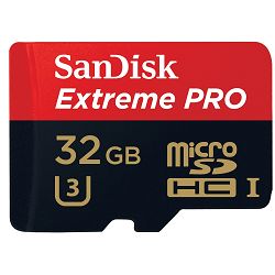 SanDisk microSDHC 32GB Extreme Pro 95MB/s Class 10 UHS-I SDSDQXP-032G-G46A Memorijska kartica