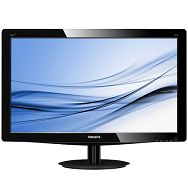 Monitor LCD PHILIPS 196V3LAB5/00 (18.5, 1366x768, TN, 1000:1, 10000000:1(DCR), 170/160, 5ms, DVI/VGA/Audio Interface, MM) Black