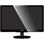 Monitor LED PHILIPS 200V4LAB (19.5, 1600x900, HDCP Ready, W-LED Backlight, 10000000:1(DCR), 170/160, 5ms, VGA/DVI/Audio) Black