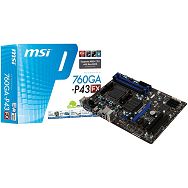 MSI Main Board Desktop AMD 760G (SAM3+,DDR3,VGA,6xSATA II,2xSATA III, GBLAN,USB 3.0) ATX Box