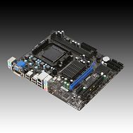MSI Main Board Desktop AMD 760G (SAM3+,DDR3,VGA,SATA II,LAN,USB 2.0,DVI) mATX Box