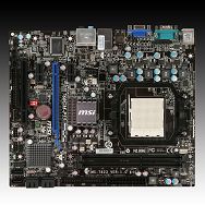 MSI Main Board Desktop AMD 760G (SAM3,DDR3,VGA,SATA II,LAN,USB 2.0) mATX Box