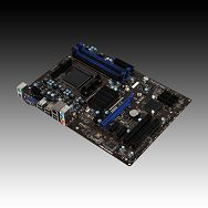 MSI Main Board Desktop  AMD 760G (Socket AM3+, DDR3, SATA II,PS/2,USB2.0,VGA,LAN,Audio Line-In,Audio Line-Out,Microphone-In) ATX Retail
