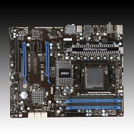 MSI Main Board Desktop AMD 990FX (SAM3,DDR3,SATA III,LAN,USB 2.0/3.0,HDMI) ATX Box
