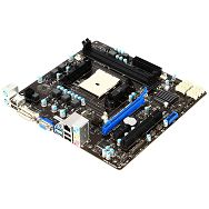 MSI Main Board Desktop AMD A75 (SFM2, DDR3, SATA III, GLAN, 4xUSB2.0, 2xUSB3.0,VGA, DVI) mATX Box