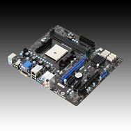 MSI Main Board Desktop  AMD A75 (Socket FM1, DDR3, PS/2,VGA,USB2.0,LAN,Audio Interface,SATA III,DVI,USB3.0) mATX Retail